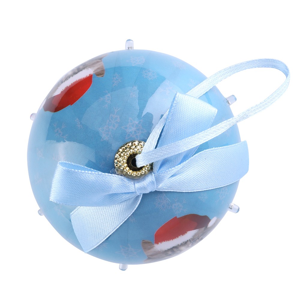 Dog Collection Twinkling Lights Christmas Ball Indoor Decorative Ornament