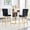 Black/Gold, variant on PureDashio Dining Chairs Set of 2, Crocodile Embossed Faux Leather Bar Stools, Tall Accent Chairs for Kitchen,Living Room