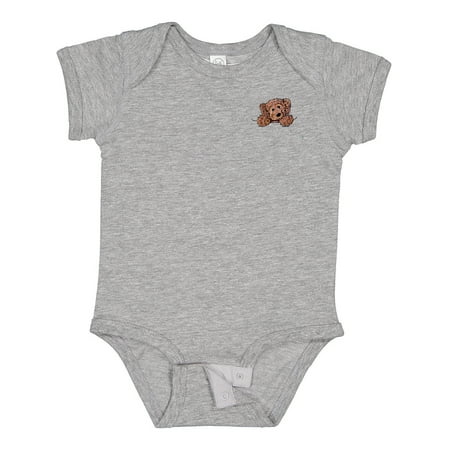 

Inktastic Pocket Chocolate Doodle Gift Baby Boy or Baby Girl Bodysuit
