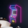 thumbnail image 2 of Handmadetneonsign Arcade Game Machine Neon Sign, Custom Game Machine Led Sign, Arcade Led Light, 2 of 5