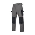 thumbnail image 2 of Mens Fleece Lined Tactical-Pants with Pockets Waterproof Cargo Pant Relaxed Straight Leg Color Block Mid Waisted Thermal Warm Hiking Work Trousers, 2 of 8