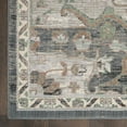 thumbnail image 4 of Nourison Parisa 5'3" x 7'5" Grey Sage Bordered Indoor Rug, 4 of 8