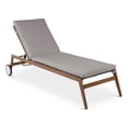 thumbnail image 1 of Afuera Living Chaise Longue de Patio Extérieure en Tissu Gris Résistant à l'Eau, 1 of 13