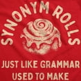 thumbnail image 2 of Synonym Rolls Just Like Grammar Used to Make Unisex Hoodie Funny Cinnamon Roll Baking Joke Hooded Sweatshirt, 2 of 8