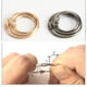 thumbnail image 3 of Toystoory 50 piezas de anillos para carpetas, álbumes de apertura, aros para libros, con bisagras para la escuela, llavero, álbum de recortes, Type2 NO2, 3 of 6