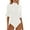 White, variant on Venzia Women's Retro Flared Sleeve Jumpsuit Summer Solid Color High Waist Wide Leg Romper