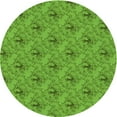 thumbnail image 1 of Ahgly Company Machine Washable Indoor Square Transitional Dark Lime Green Area Rugs, 3' Square, 1 of 7