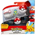 thumbnail image 1 of Pokémon Clip 'N' Go Poké Ball Belt Set - 2" Munchlax, Poké Ball, Premier Ball, 1 of 2