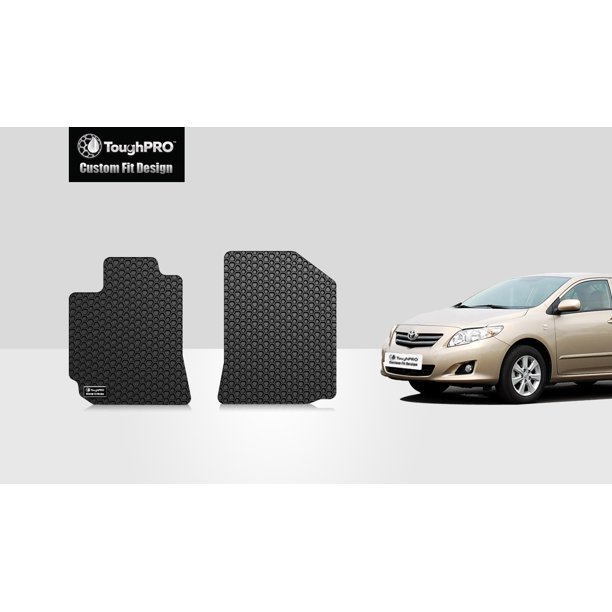 ToughPRO TOYOTA Corolla Two Front Mats All Weather Heavy Duty