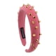 thumbnail image 1 of Diadema punk Zulema ancha banda para el cabello Rosa, 1 of 6