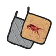 thumbnail image 2 of Carolines Treasures 8468PTHD Crawfish Pair of Pot Holders , 7.5HX7.5W, multicolor, 2 of 2