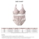 thumbnail image 5 of Conjunto de bragas de sujetador para mujer, sujetador de encaje con aros, ropa interior de cintura alta elástica para uso diario y citas, 5 of 5