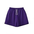 thumbnail image 5 of PNTUTB Men's Solid Color Lightweight Breathable Stretch Waist Drawstring Fashion Casual Shorts with Pockets, 5 of 6