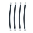 thumbnail image 1 of SHISUYAN 4Pcs Pump Extension Hose Inflator Tube Pipe Cord for (Black), 1 of 8