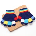 thumbnail image 1 of Guantes de invierno para niños, cálidos, de princesa, para niñas, de cinco dedos, cálidos, con forro polar, bonitos, para niños y niñas, de lana para bebés, 1 of 6