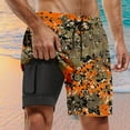 thumbnail image 2 of Kcolen Mens Swim Trunks 9 Inch Lined Drawstring Board Shorts Men's Light Upf Mens Swimsuit Men Swim Trunks Summer Beach Athletic Fit Bathing Suit Beach Board Shorts, 2 of 4
