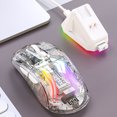 thumbnail image 1 of Ratón inalámbrico para juegos con iluminación RGB ratón portátil de 3 modos para oficina de deportes electrónicos, 1 of 7