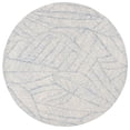 thumbnail image 2 of Safavieh Ebony Riley Leaves Area Rug, Blue/Ivory, 6' x 6' Round, 2 of 10