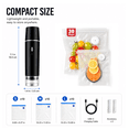 thumbnail image 2 of Compact Vacuum Sealer with 30 Reusable Vacuum Sealer Bags, Powerful Handheld Vacuum Sealer Machine for Food Fresh Up to 6X Longer, Portable Meal Saver, Seal Meal Saver, 2 of 6