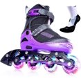 thumbnail image 1 of Patines en línea PAPAISON ajustables con ruedas iluminadas, 1 of 6