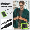 thumbnail image 7 of For Samsung Galaxy Tab A9+/A9 Plus Case 11 inch, 360 Rotating Shockproof Cover with Stand, Screen Protector, Shoulder Strap (2023, SM-X210/X216/X218), Lime, 7 of 7