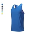 thumbnail image 5 of Mlzmgr Athletic Tank Tops for Men Sleeveless Stretchy Compression Tanks Fitted Workout Gym Men's Tops, 5 of 9