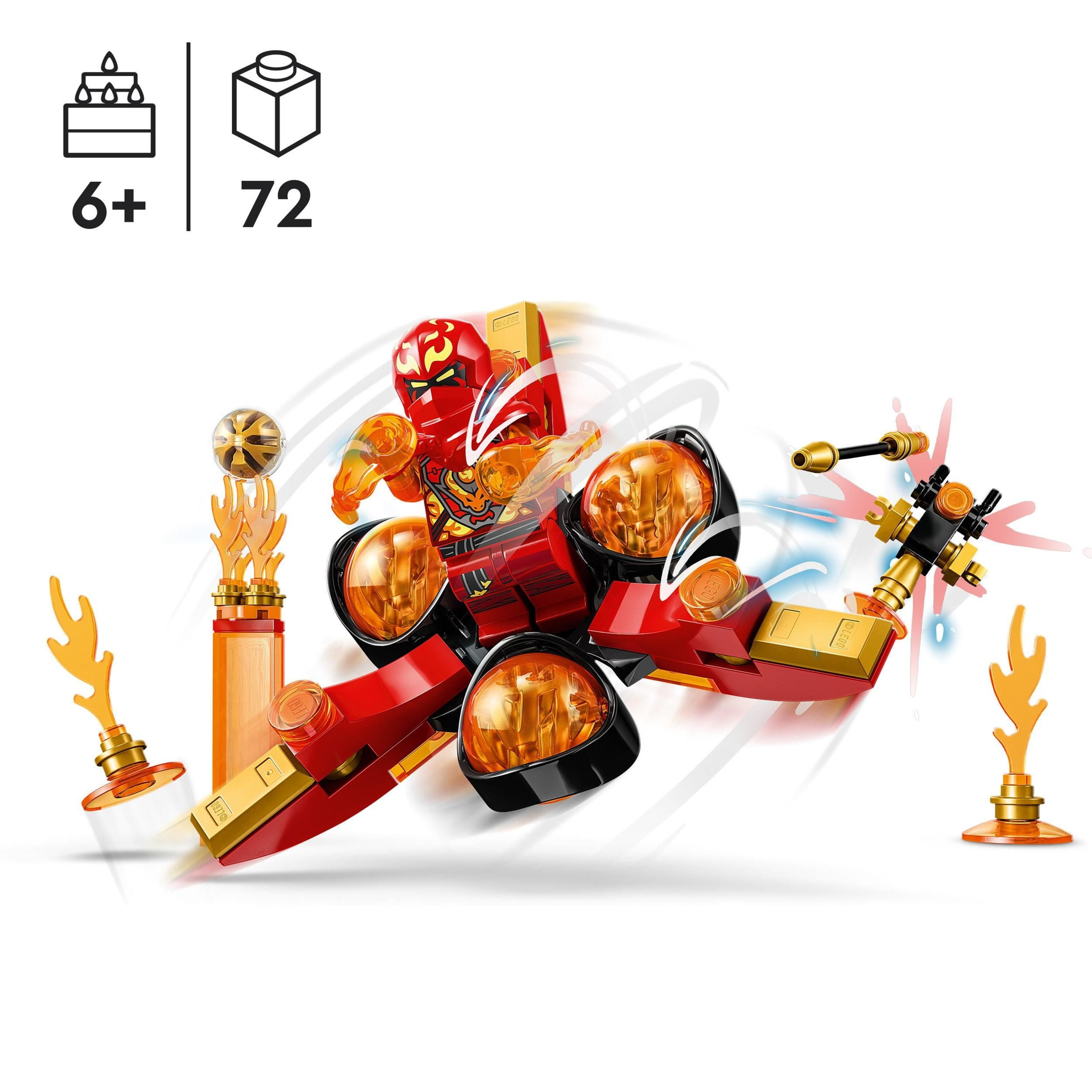 LEGO Ninjago Kai Dragon Power: Tornado Spinjitzu - 71777 - Juguettos