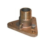New Nps To Npt Flanged Bronze Adaptors groco Ibvf-3000 Pipe 3" NPS to 3" NPT