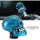 thumbnail image 3 of Perilla de palanca de cambios universal con forma de calavera (azul), perilla de palanca de cambios universal para conversión de hueso de automóvil JM, 3 of 5
