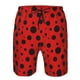 thumbnail image 3 of Fotbe Ladybug Pattern Trajes de Baño Estampados para Hombre, Shorts de Verano de Secado Rápido, Ropa de Playa, Bañadores-Small, 3 of 6