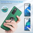 thumbnail image 4 of Hidden Series Galaxy S20 FE Case 5G,[Heat Dissipation] [No Fall-off Kickstand] 360°Metal Ring, 15Ft Military Grade Shockproof Phone Case for Samsung Galaxy S20 FE 6.5 Inch, Green, 4 of 13