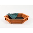 thumbnail image 1 of Creative Cedar Designs Hexagon Wooden Sandbox, 1 of 5