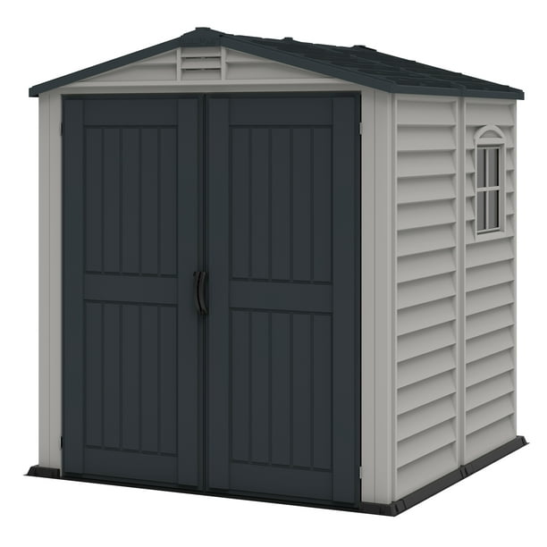 6x6 Storemate Plus Vinyl Shed W Floor Walmart Com Walmart Com