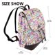 thumbnail image 2 of Fotbe Peace Love and Dove Flower Power Mochila Bolso con Estampado para Mujer, Mochila Antirrobo de Nylon Impermeable, Bolsa Ligera de Hombro, 2 of 4