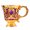 Golden Pu r ple, variant on Medieval Metal Embossing Shot Glass Engraving Gemstones Wine Drinking Cup Chalices Goblet with Handle For Gatherings