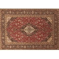 thumbnail image 1 of Ahgly Company Indoor Rectangle Medallion Brown Traditional Area Rugs, 7' x 10', 1 of 4