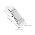 thumbnail image 2 of unbranded 25Ud Clips De Metal Duradero Para Colgar Fotografías Y Memos Con Práctico En Color Plata, 2 of 8