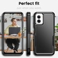 thumbnail image 2 of for Moto G Power 5G 2024 Case, [Shockproof] Military Grade Proof Protection [Dropproof] Rugged Protective Heavy Duty Phone Case Cover for Moto G Power 5G 2024 (Black), 2 of 7