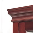 thumbnail image 5 of Curio Cabinet with Glass Doors, 6-Tier Glass Display Cabinet China Cabinet with Adjustable Shelves & Mirrored Back Panel, Cabinet Glass Display Case for Entryway, Living Room, Cherry, 5 of 9