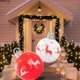 thumbnail image 5 of Bola inflable navideña para exteriores de 55 cm, decorada, de PVC, gigante, grande, para decorar árboles de Navidad, juguete sin luz, 5 of 5