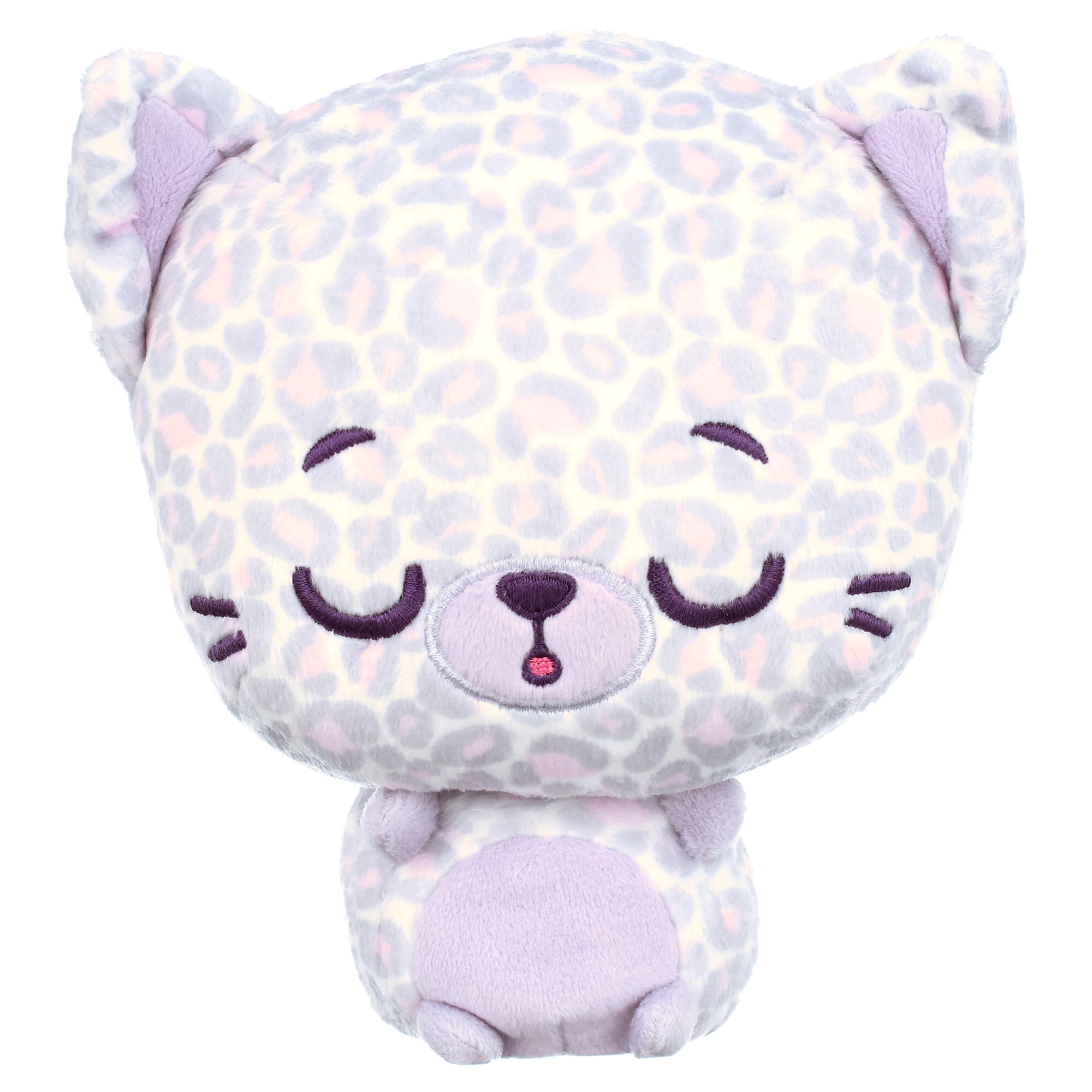 GUND Drops, Gina Spots - Expressive Stuffed Animal Soft Plush Pet, Purple Leopard, 6” - Gift for Kids, Girls & Boys