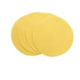 thumbnail image 2 of Set of 4 Round Top Cotton Braided Placemats Non-Slip Table Mats for Dining Kitchen Table Washable 15 inch,Yellow, 2 of 3