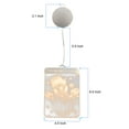 thumbnail image 4 of 3PC 3D Hanging LED Christmas Window Lights - Indoor Xmas Holiday Decoration Lights - 3 Christmas Tree Acrylic, 4 of 7