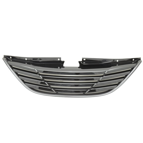 Ikon Motorsports Grille - Fits 11-14 Hyundai Sonata YF Front Black Grille Grill Horizon - ABS