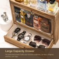 thumbnail image 3 of Organizador de colonia Emfogo de madera maciza con cajón para hombre, 3 of 9