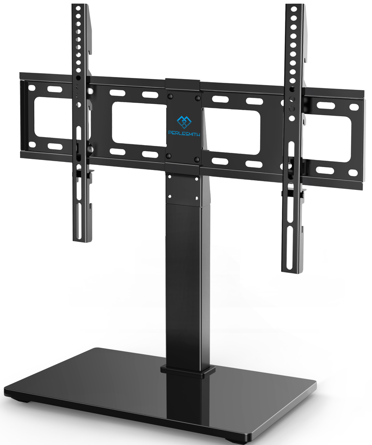 PERLESMITH Universal Tabletop TV Stand for Most 37-70" LED with Height Adjustable Max 600x400mm, Holds up to 88 lbs - image 2 of 9