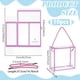 thumbnail image 2 of 10 cajas de regalo transparentes de PVC de 5,5 x 5,5 x 2,8 pulgadas con borde rosa de encaje y asa para bodas, fiestas, Navidad y cumpleaños., 2 of 5