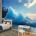thumbnail image 2 of Peel and Stick Wallpaper Argentina Glaciers national park Icebergs Spegazzini glacier Modern Art Wall Mural Decor Self Adhesive and Removable 100in x 144in, 2 of 8