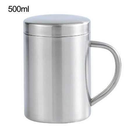 

Grandest Birch Water Mug Portable Double Wall Stainless Steel Travel Termo Cup with Lid for Home Water Mugs