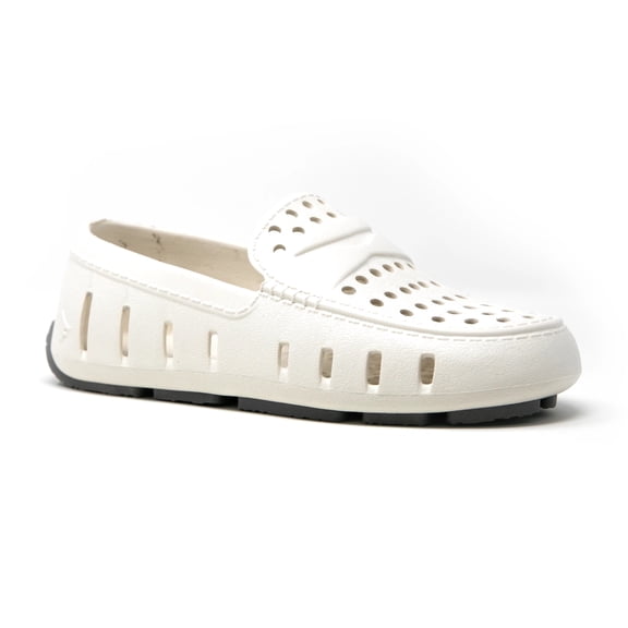 Floafers Prodigy Driver (Toddler/Little Kid/Big Kid) Bright White/Harbor Mist Gray 13 Little Kid M